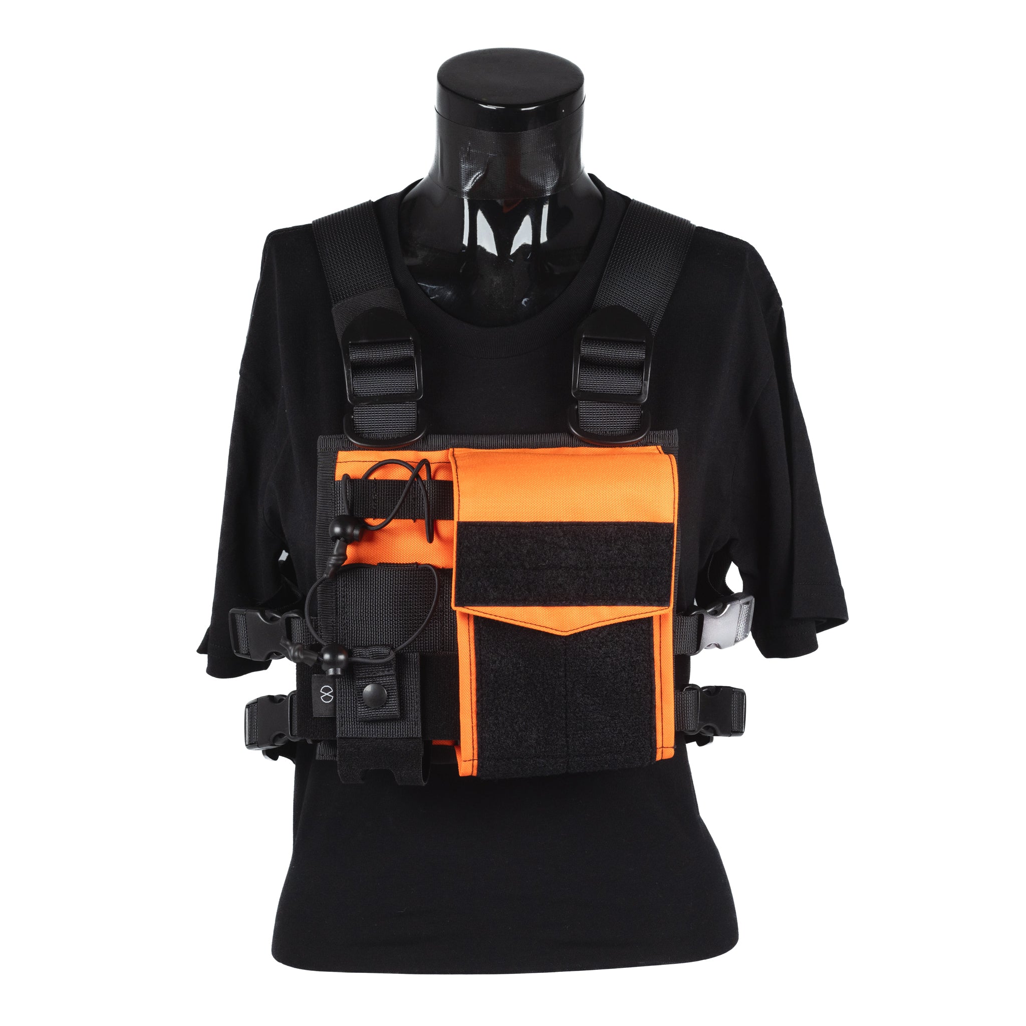 Chest Rig Type 2 (BLK/ FLURO ORANGE)