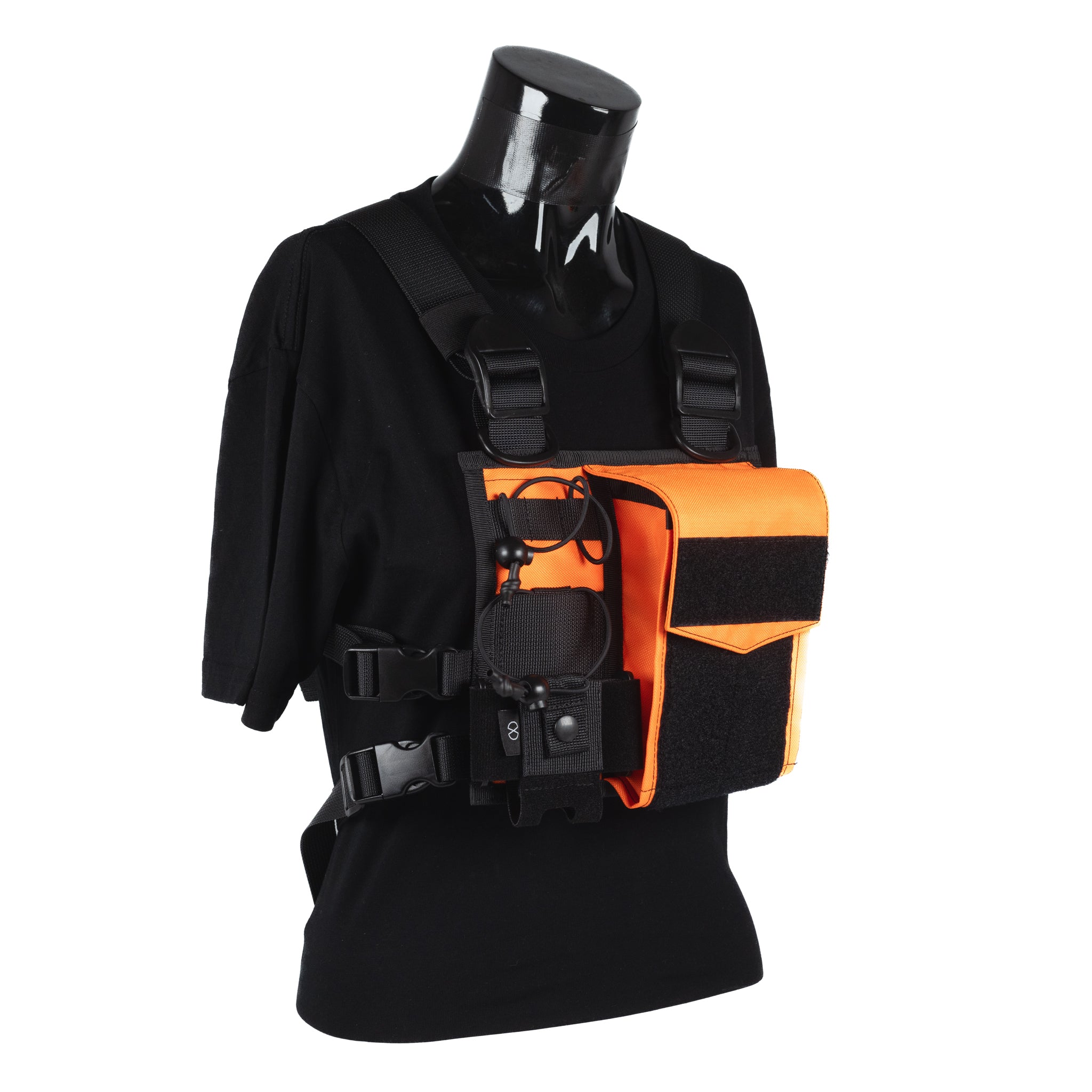 Chest Rig Type 2 (BLK/ FLURO ORANGE)