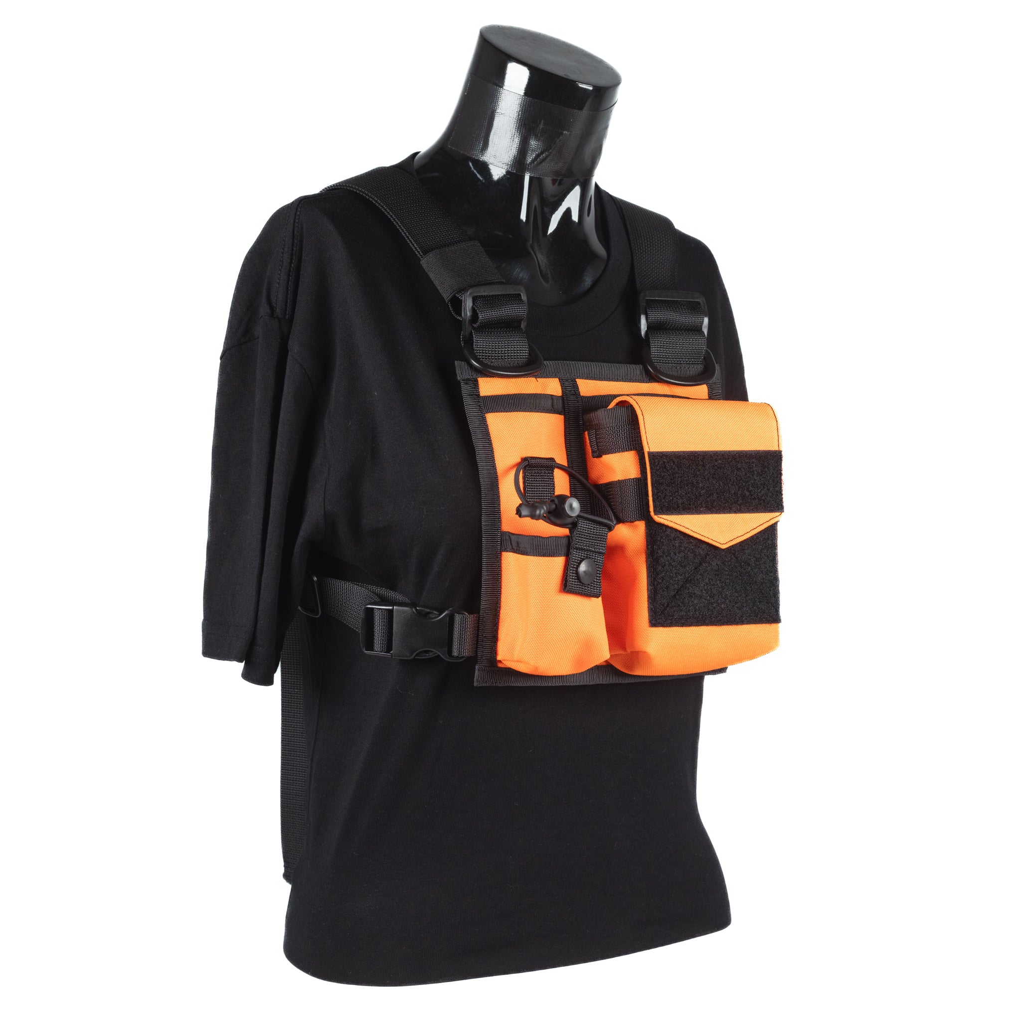 Chest Rig Type 4 (BLK/ FLURO ORANGE)