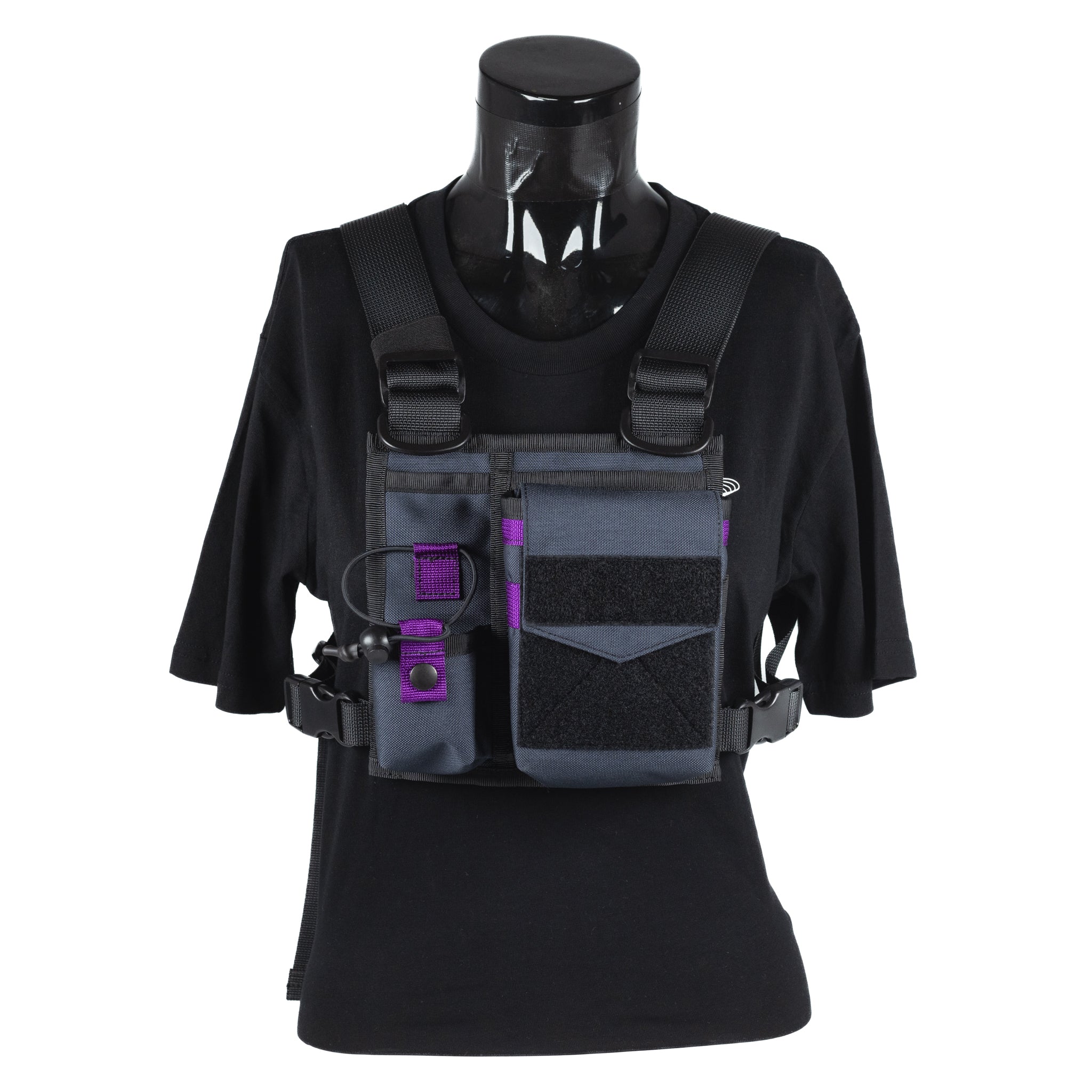 Chest Rig Type 4 ( BLK/NAVY/PURPLE)