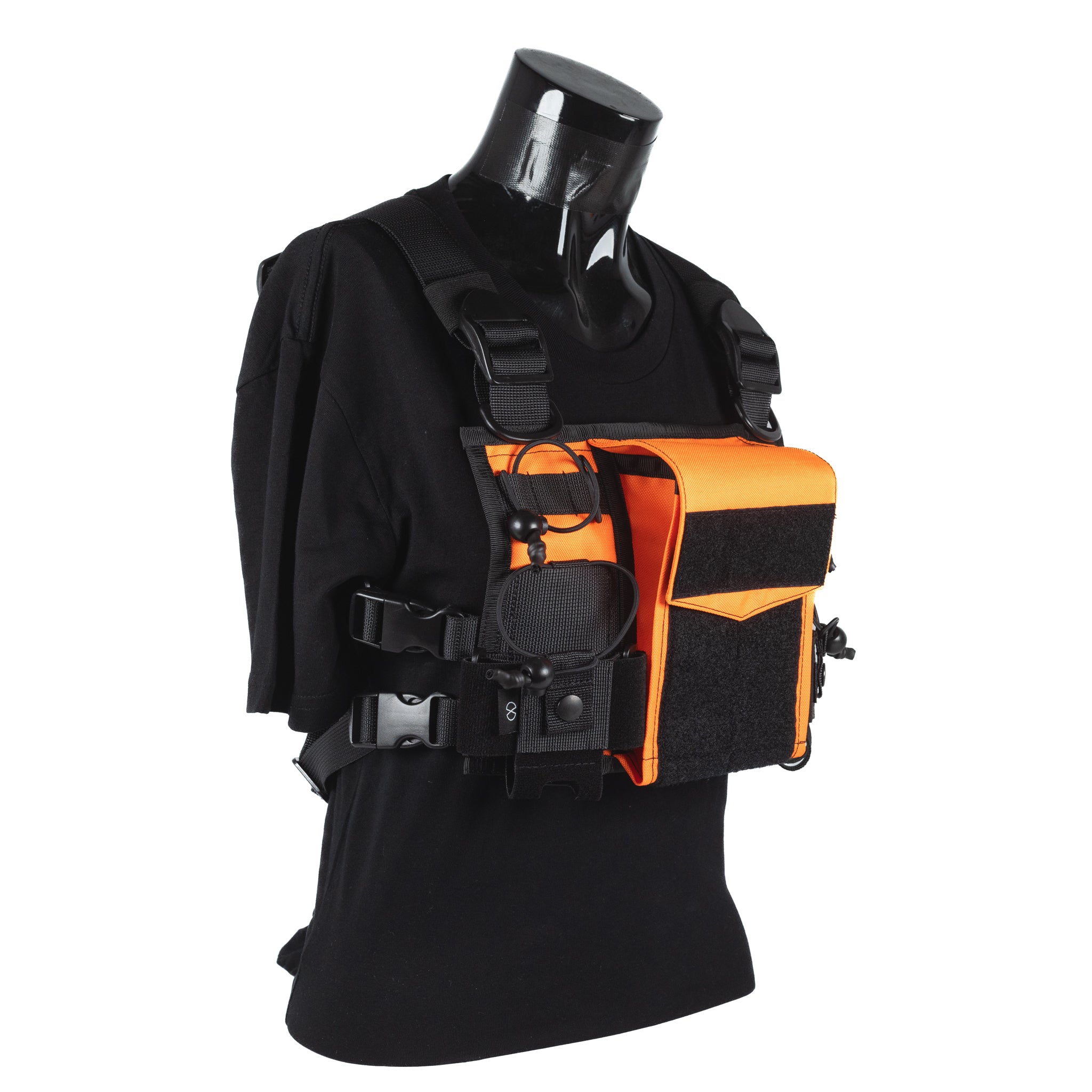 Chest Rig Type 3 (BLK/ FLURO ORANGE)