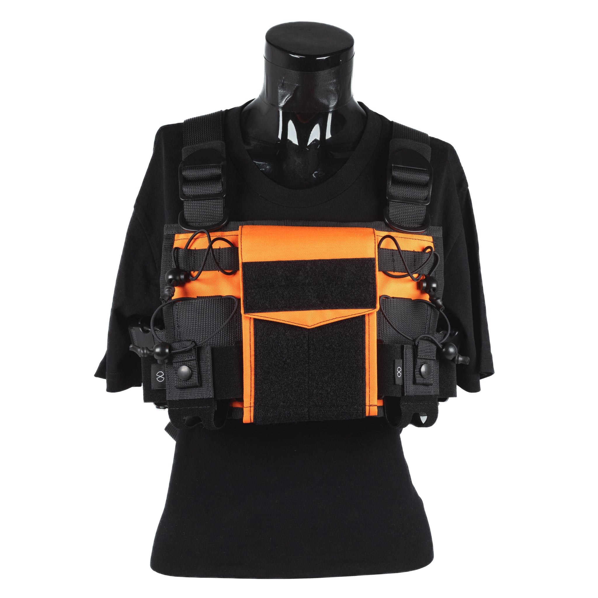 Chest Rig Type 3 (BLK/ FLURO ORANGE)