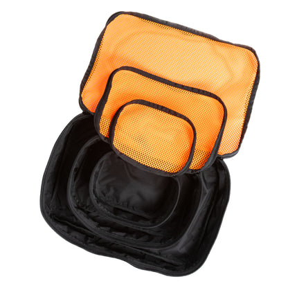 HD Packing Cubes Black/Orange (3-Pack)