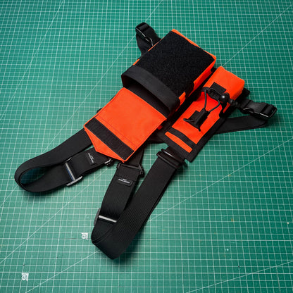 Chest Rig Type 4 (BLK/ FLURO ORANGE)