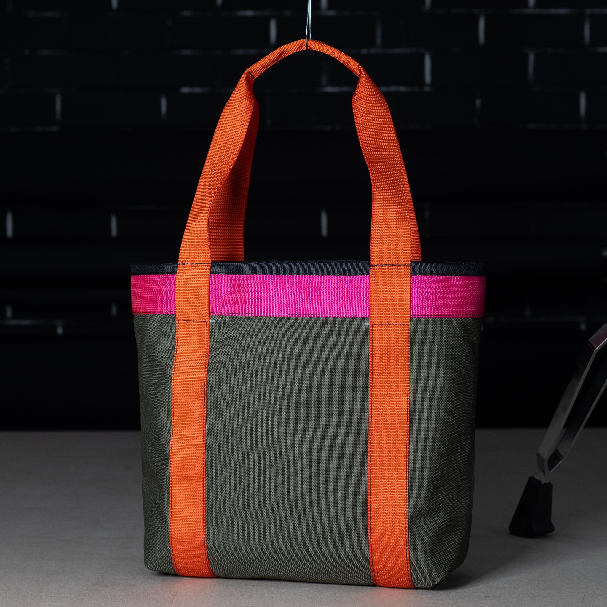 Tacti Tote #010 (Khaki/Orange/Pink)