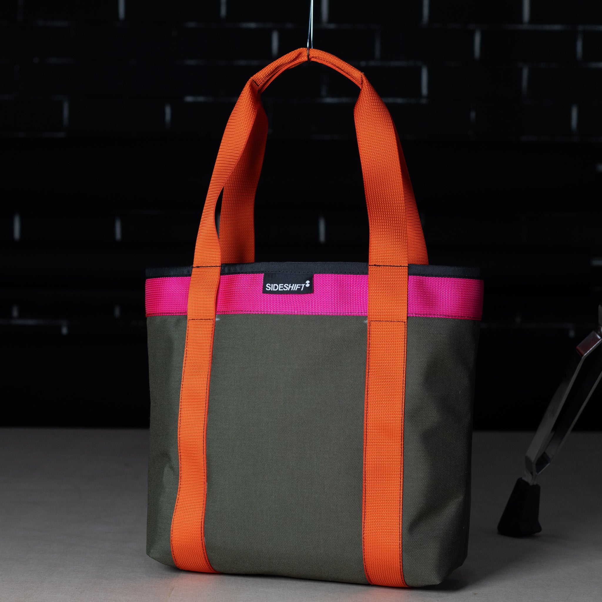 Tacti Tote #010 (Khaki/Orange/Pink)