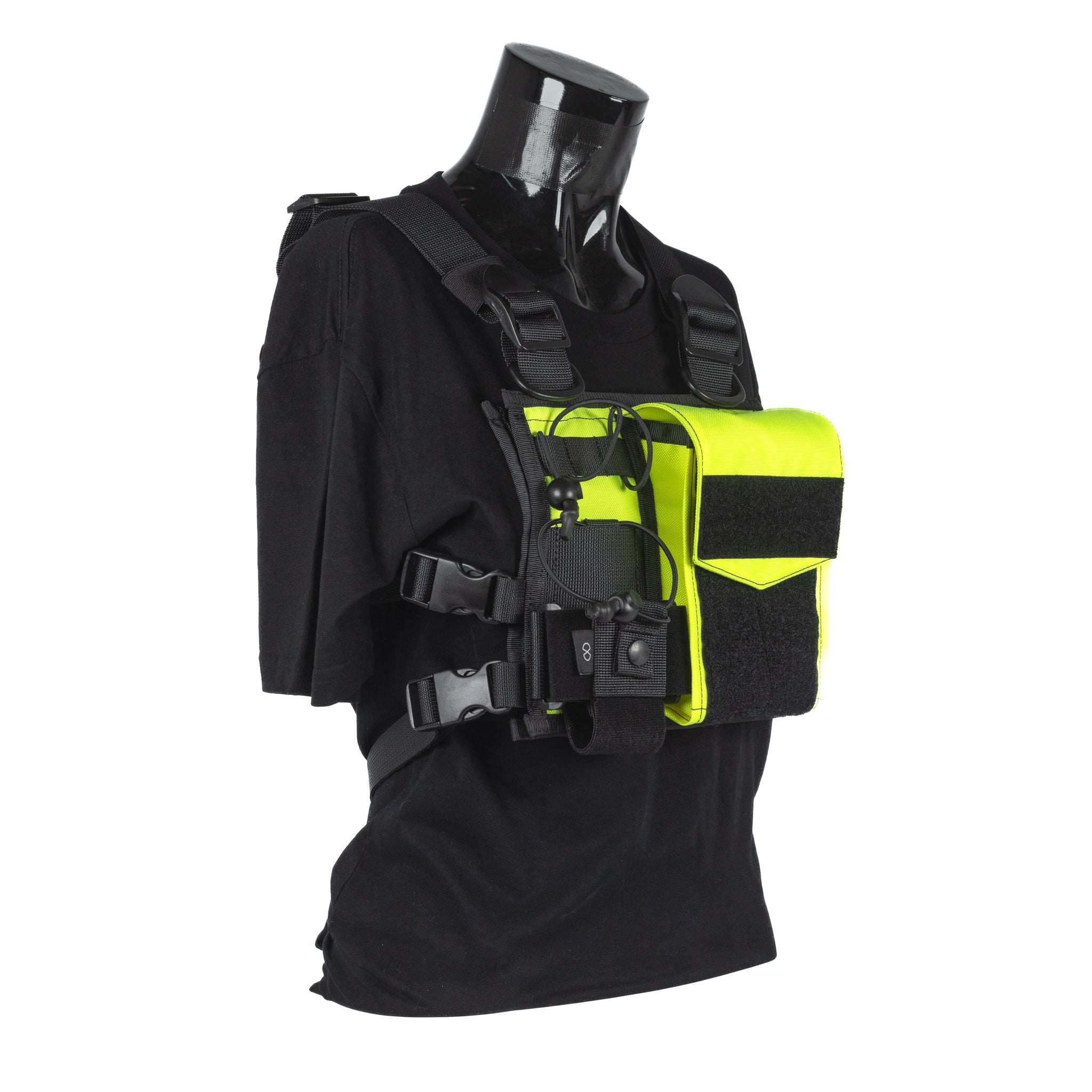 Chest Rig Type 2 (BLK/ FLURO YELLOW)